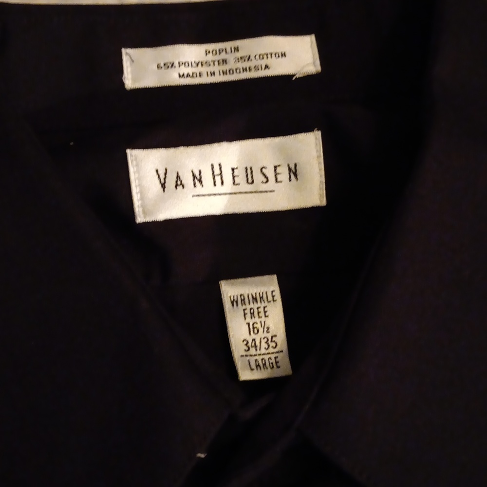 Black button down dress shirt